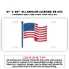 6 X 12 Full Size Aluminum License Plate for Cars and Trucks  Thumbnail