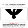 6 X 12 Full Size Aluminum License Plate for Cars and Trucks  Thumbnail