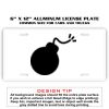 6 X 12 Full Size Aluminum License Plate for Cars and Trucks  Thumbnail