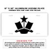 6 X 12 Full Size Aluminum License Plate for Cars and Trucks  Thumbnail