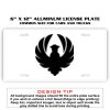 6 X 12 Full Size Aluminum License Plate for Cars and Trucks  Thumbnail