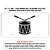 6 X 12 Full Size Aluminum License Plate for Cars and Trucks  Thumbnail