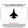 6 X 12 Full Size Aluminum License Plate for Cars and Trucks  Thumbnail