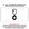 6 X 12 Full Size Aluminum License Plate for Cars and Trucks  Thumbnail