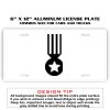 6 X 12 Full Size Aluminum License Plate for Cars and Trucks  Thumbnail