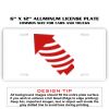 6 X 12 Full Size Aluminum License Plate for Cars and Trucks  Thumbnail
