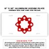 6 X 12 Full Size Aluminum License Plate for Cars and Trucks  Thumbnail