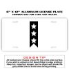 6 X 12 Full Size Aluminum License Plate for Cars and Trucks  Thumbnail