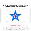 6 X 12 Full Size Aluminum License Plate for Cars and Trucks  Thumbnail