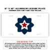 6 X 12 Full Size Aluminum License Plate for Cars and Trucks  Thumbnail