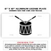 6 X 12 Full Size Aluminum License Plate for Cars and Trucks  Thumbnail