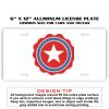 6 X 12 Full Size Aluminum License Plate for Cars and Trucks  Thumbnail
