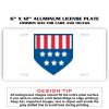 6 X 12 Full Size Aluminum License Plate for Cars and Trucks  Thumbnail