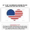 6 X 12 Full Size Aluminum License Plate for Cars and Trucks  Thumbnail