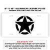 6 X 12 Full Size Aluminum License Plate for Cars and Trucks  Thumbnail