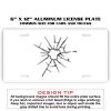 6 X 12 Full Size Aluminum License Plate for Cars and Trucks  Thumbnail