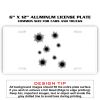 6 X 12 Full Size Aluminum License Plate for Cars and Trucks  Thumbnail