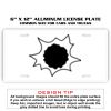 6 X 12 Full Size Aluminum License Plate for Cars and Trucks  Thumbnail