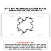 6 X 12 Full Size Aluminum License Plate for Cars and Trucks  Thumbnail