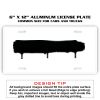 6 X 12 Full Size Aluminum License Plate for Cars and Trucks  Thumbnail