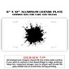 6 X 12 Full Size Aluminum License Plate for Cars and Trucks  Thumbnail
