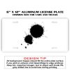 6 X 12 Full Size Aluminum License Plate for Cars and Trucks  Thumbnail
