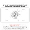 6 X 12 Full Size Aluminum License Plate for Cars and Trucks  Thumbnail
