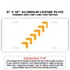 6 X 12 Full Size Aluminum License Plate for Cars and Trucks  Thumbnail