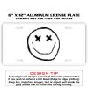 6 X 12 Full Size Aluminum License Plate for Cars and Trucks  Thumbnail