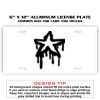 6 X 12 Full Size Aluminum License Plate for Cars and Trucks  Thumbnail