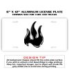 6 X 12 Full Size Aluminum License Plate for Cars and Trucks  Thumbnail