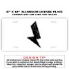 6 X 12 Full Size Aluminum License Plate for Cars and Trucks  Thumbnail