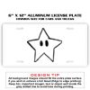6 X 12 Full Size Aluminum License Plate for Cars and Trucks  Thumbnail