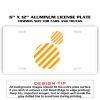 6 X 12 Full Size Aluminum License Plate for Cars and Trucks  Thumbnail